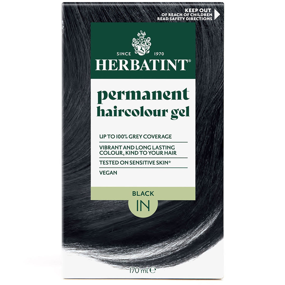 Herbatint Permanent Hair Colour Gel Natural Tones - 1N (Black)