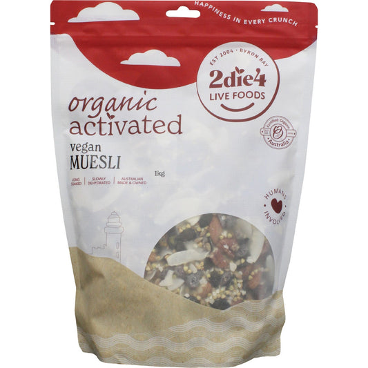 2Die4 Live Foods Organic Activated Vegan Muesli