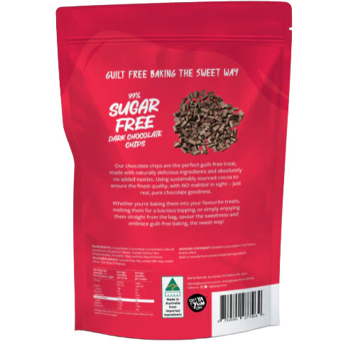 GetYaYumOn Sugar Free Dark Chocolate Chips