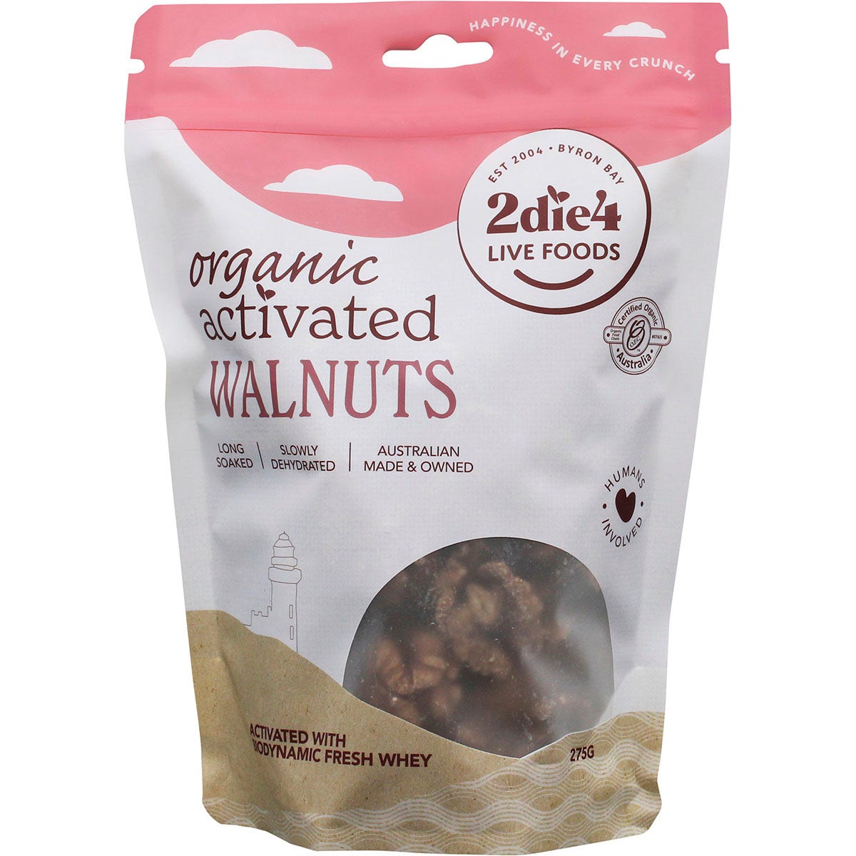 2Die4 Live Foods Activated Organic Walnuts