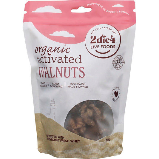 2Die4 Live Foods Activated Organic Walnuts
