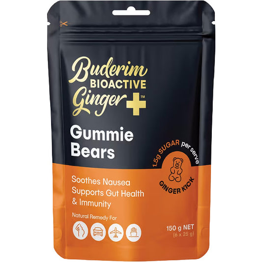 Buderim Bioactive Ginger+ Gummie Bears