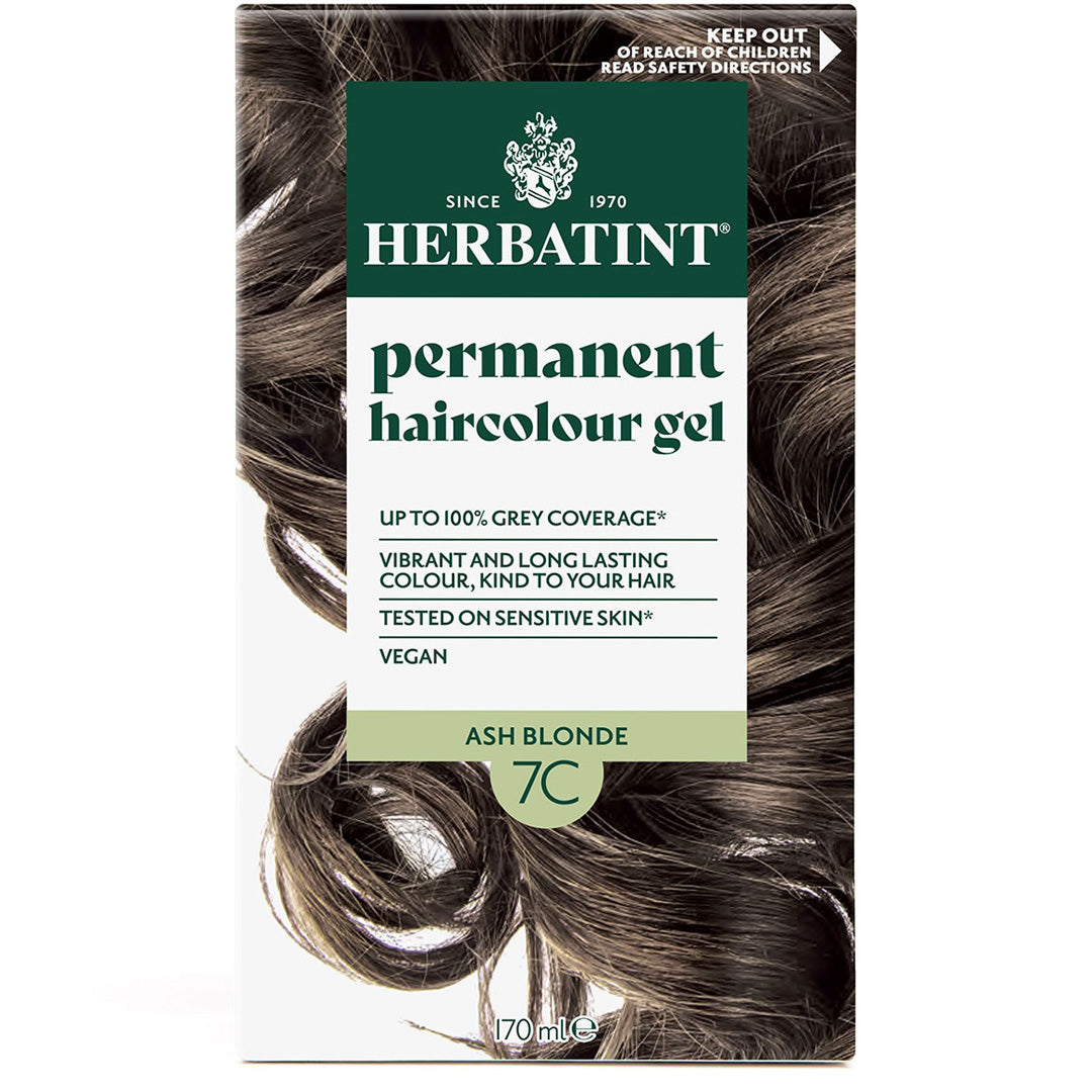 Herbatint Permanent Hair Colour Gel Ash Tones - 7C (Ash Blonde)