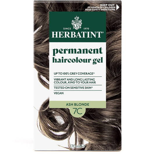 Herbatint Permanent Hair Colour Gel Ash Tones - 7C (Ash Blonde)