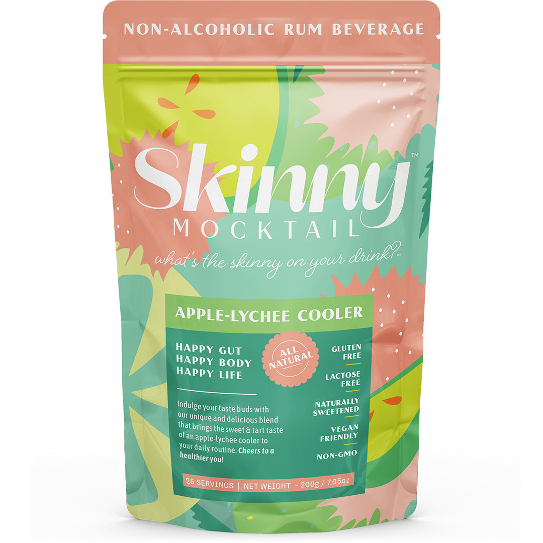 Skinny Mocktail Apple-Lychee Cooler