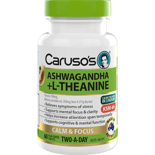 Caruso's Ashwagandha + L-Theanine