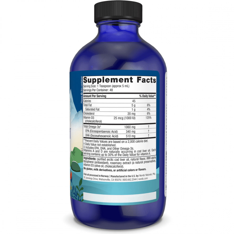 Nordic Naturals Arctic-D Cod Liver Oil Liquid