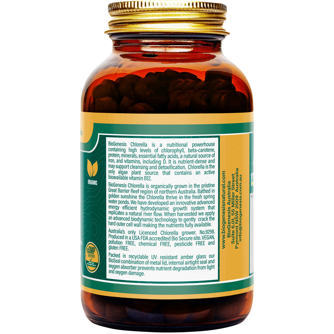 BioGenesis Australian Organic Chlorella Tablets