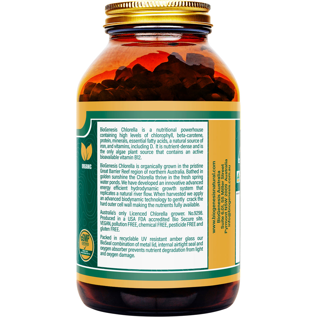 BioGenesis Australian Organic Chlorella Tablets