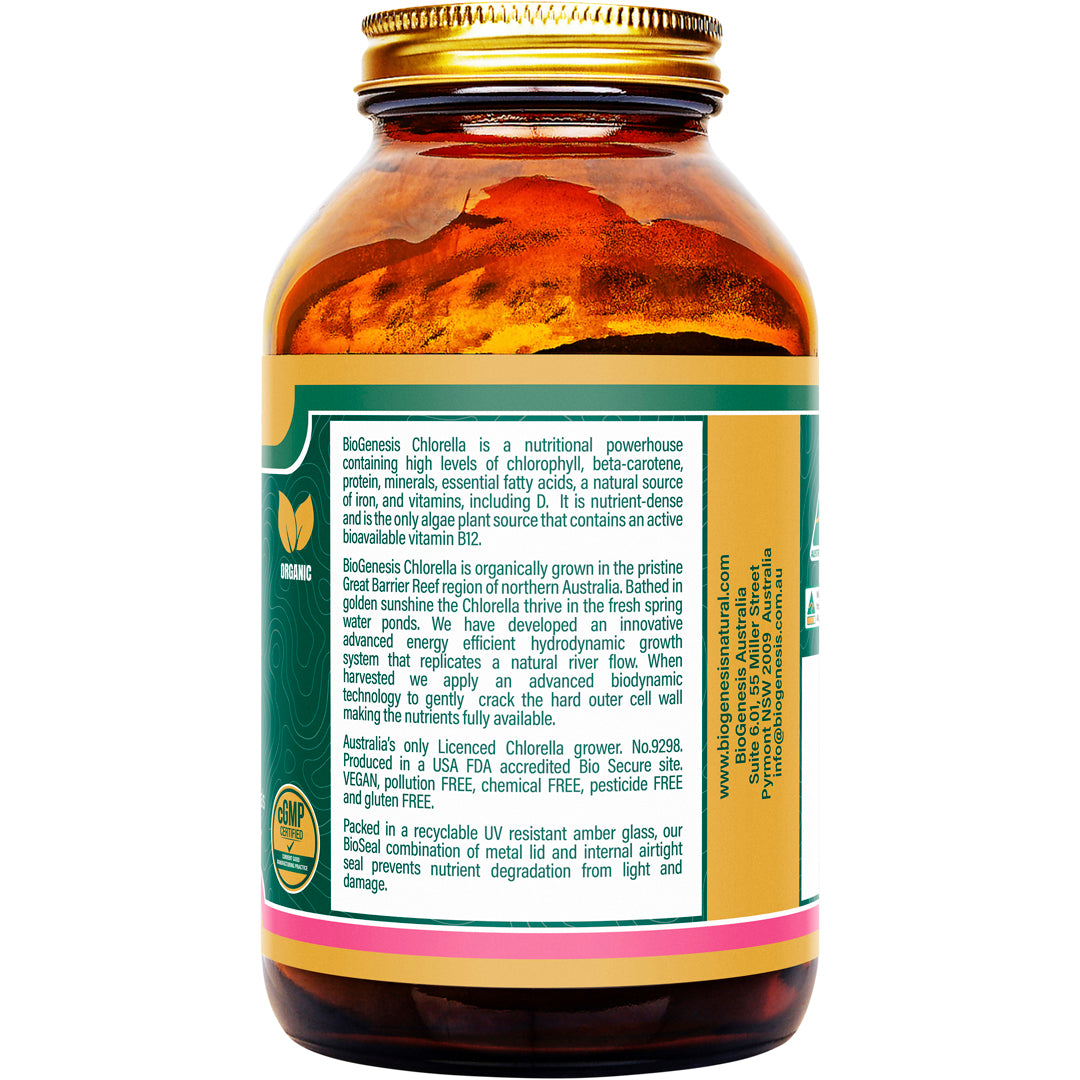 BioGenesis Australian Organic Chlorella Powder