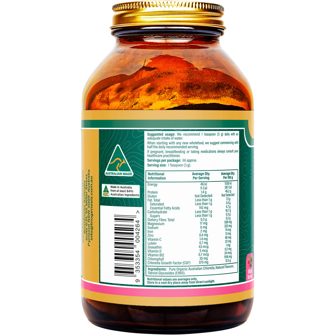 BioGenesis Australian Organic Chlorella Powder