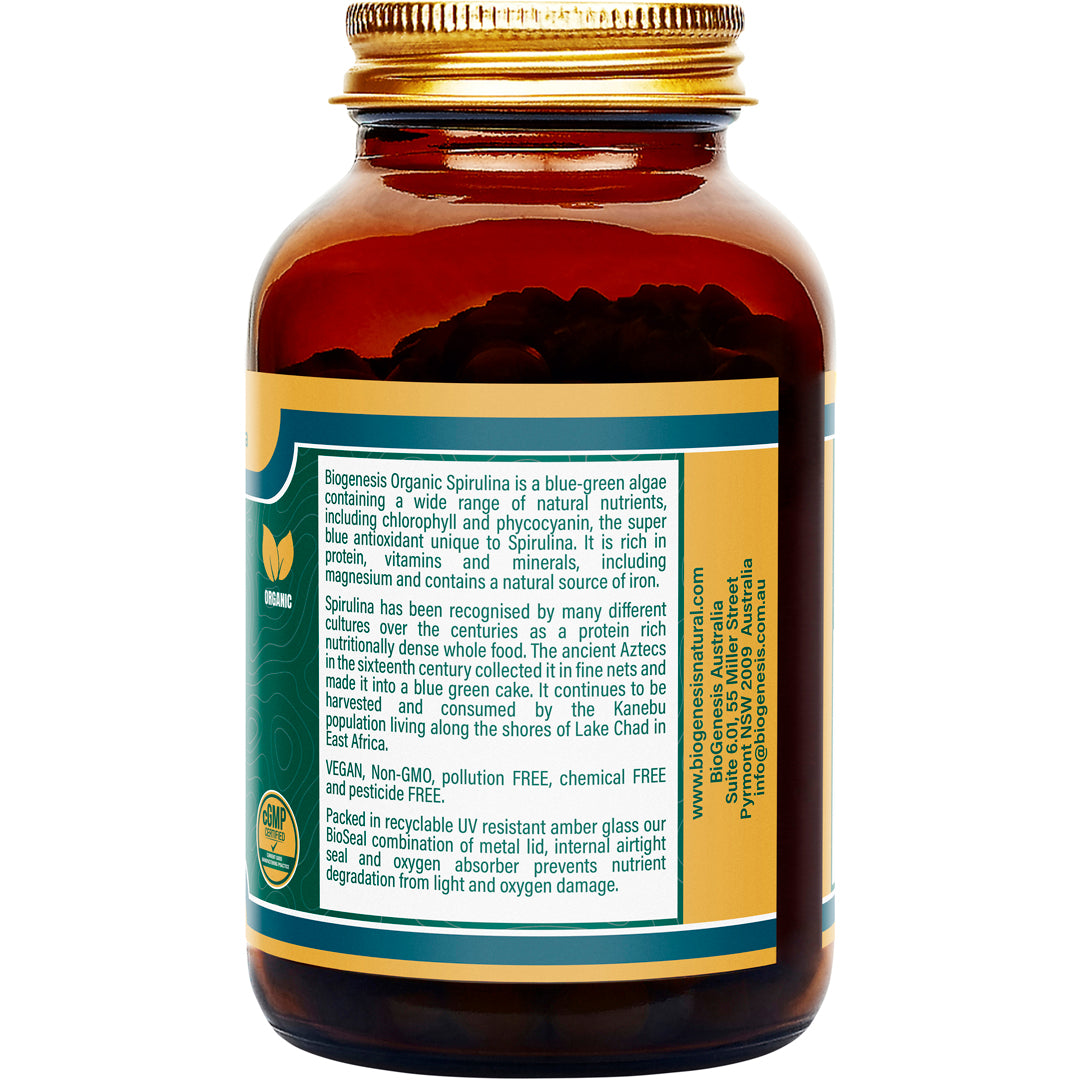 BioGenesis Organic Spirulina Tablets