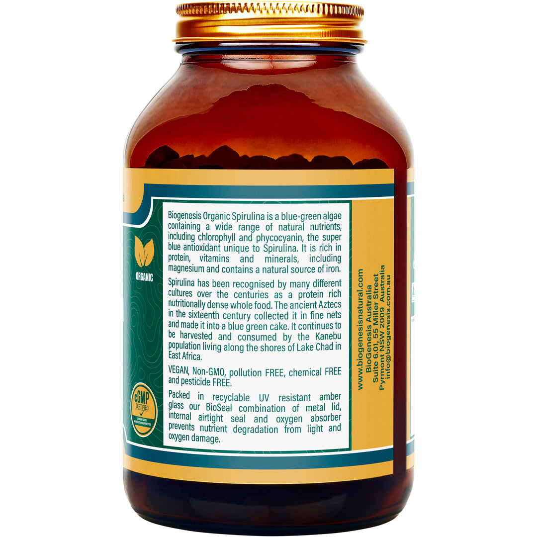 BioGenesis Organic Spirulina Tablets