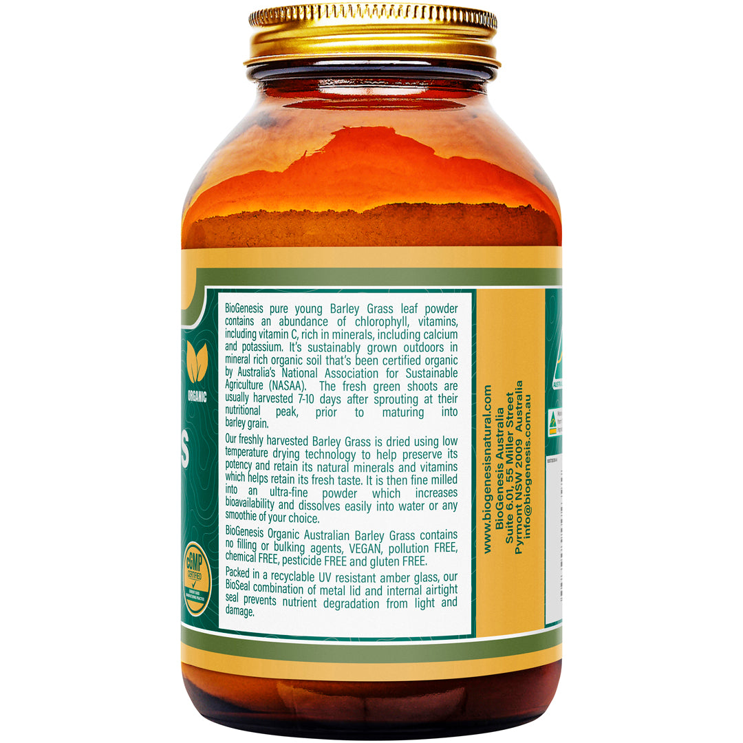 BioGenesis Australian Organic Barley Grass Powder