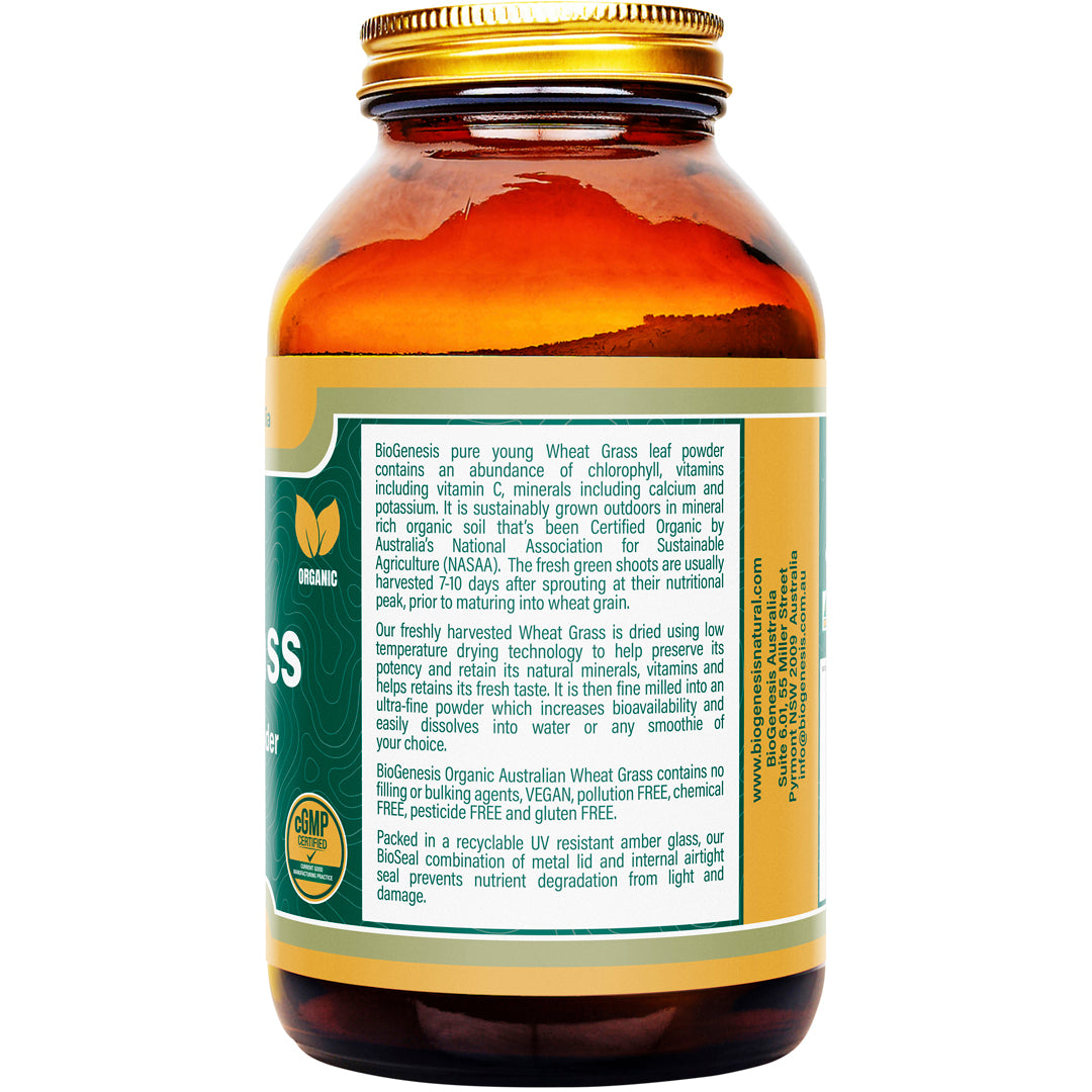 BioGenesis Australian Organic Wheat Grass Powder