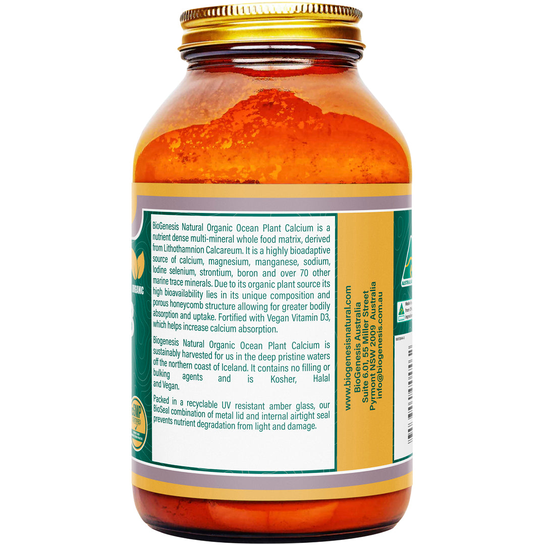 BioGenesis Organic Ocean Plant Calcium + D3 Powder