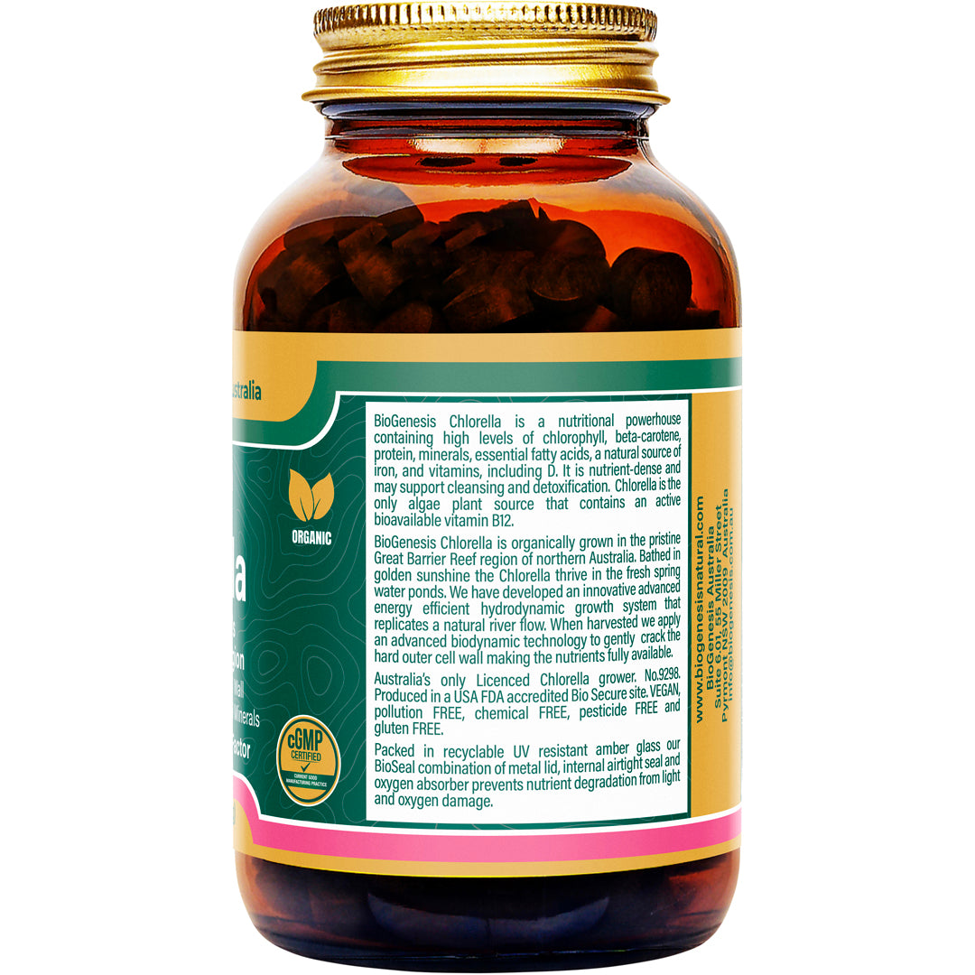 BioGenesis Australian Organic Chlorella Tablets