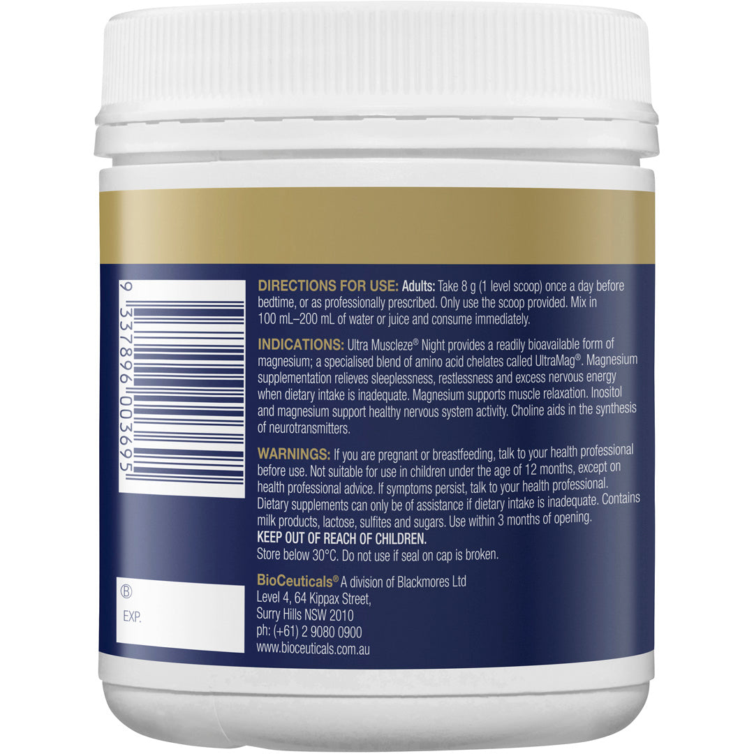 BioCeuticals Ultra Muscleze Night