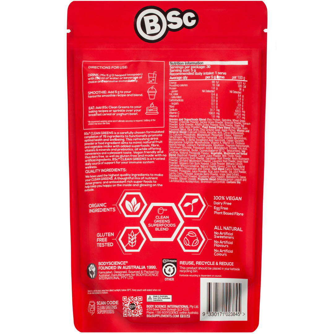 Body Science Clean Greens