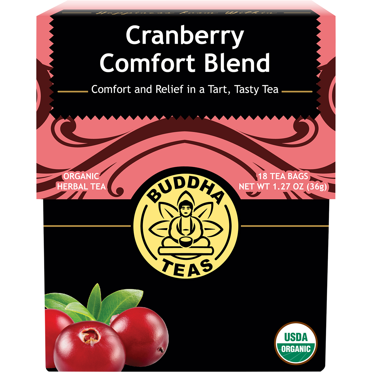 Buddha Tea Cranberry Comfort Blend