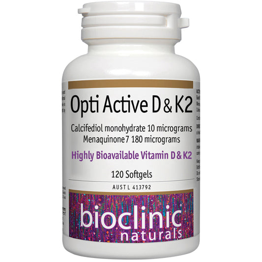 Bioclinic Naturals Opti Active D & K2