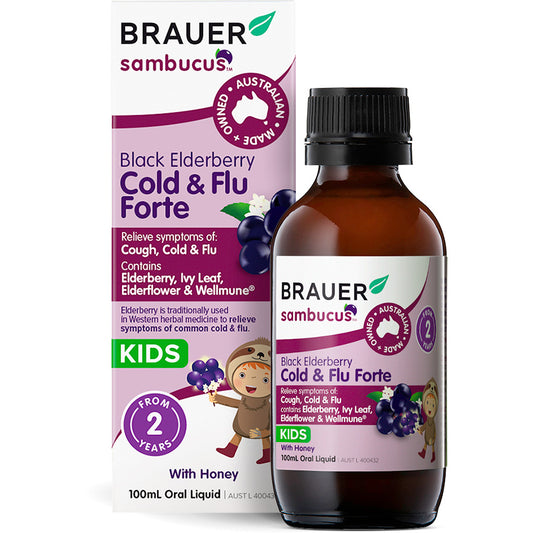 Brauer Sambucus Cold & Flu Forte Kids