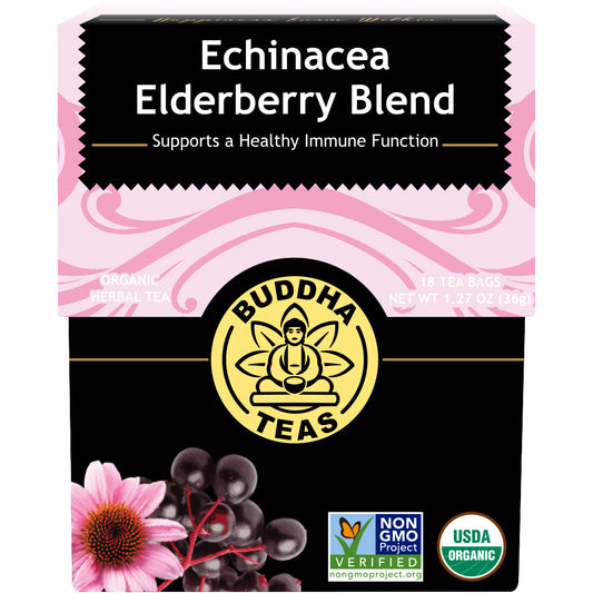 Buddha Teas Echinacea Elderberry Blend Tea