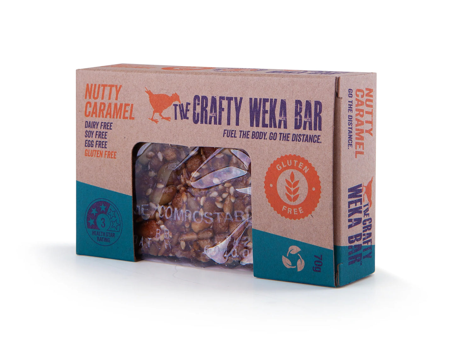 The Crafty Weka Bite Nutty Caramel Bar