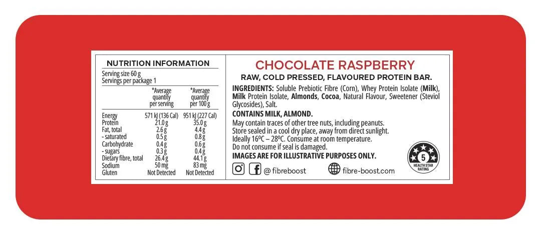 Fibre Boost Cold Pressed Protein Bar