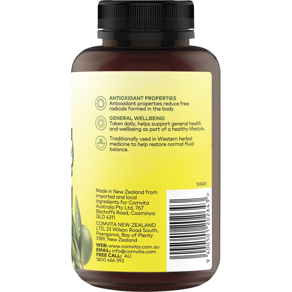 Comvita Olive Leaf Extract High Strength Capsules