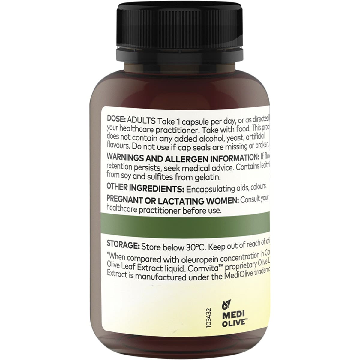 Comvita Olive Leaf Extract High Strength Capsules