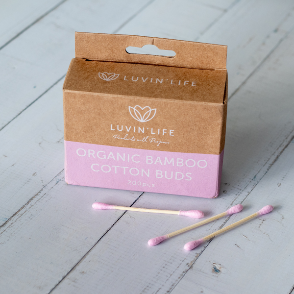 Luvin Life Organic Bamboo Cotton Buds