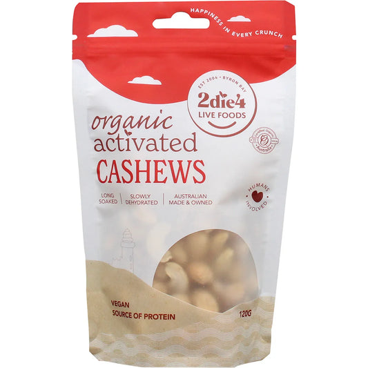 2Die4 Live Foods Activated Organic Cashews