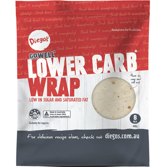 Diego's GoWell Lower Carb Wrap
