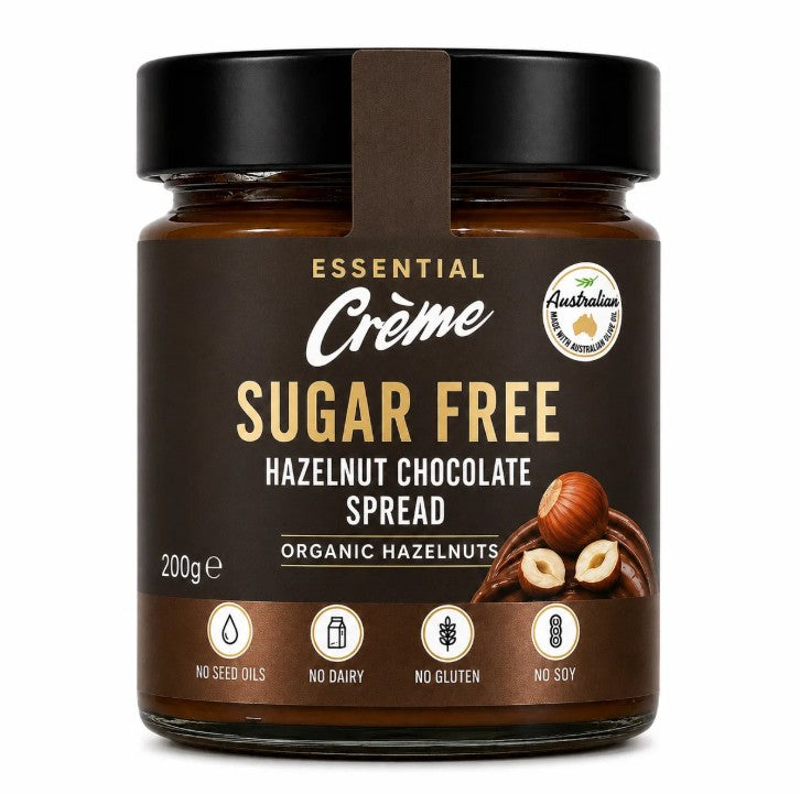 Essential Creme Sugar Free Hazelnut Chocolate Spread