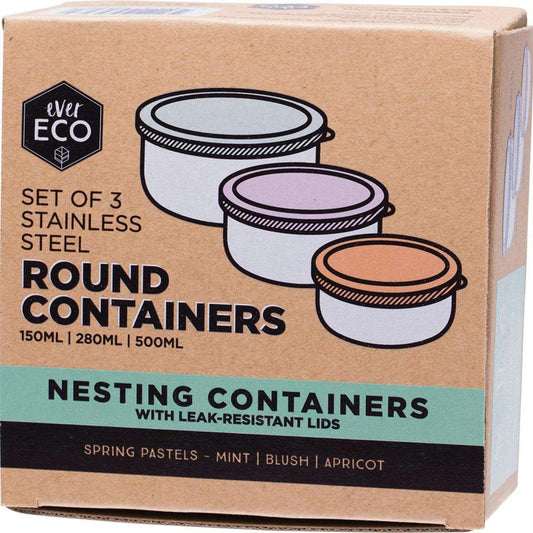 Ever Eco Round Nesting Containers