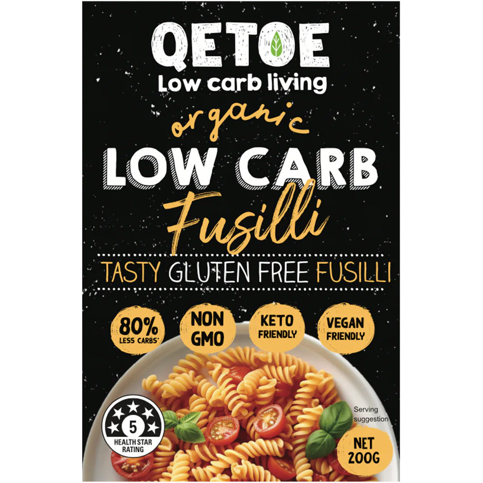 Qetoe Organic Low Carb Fusilli