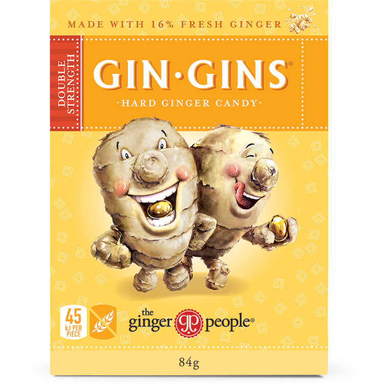 The Ginger People Gin Gins Double Strength Hard Ginger Candy