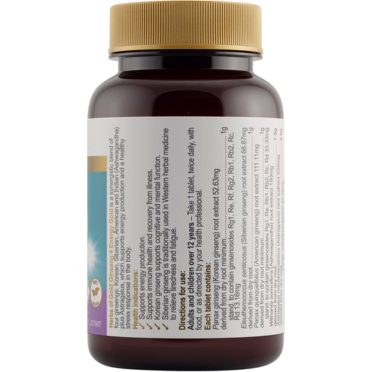 Herbs of Gold Ginseng 4 Energy Gold