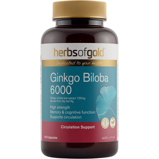Herbs of Gold Ginkgo Biloba 6000