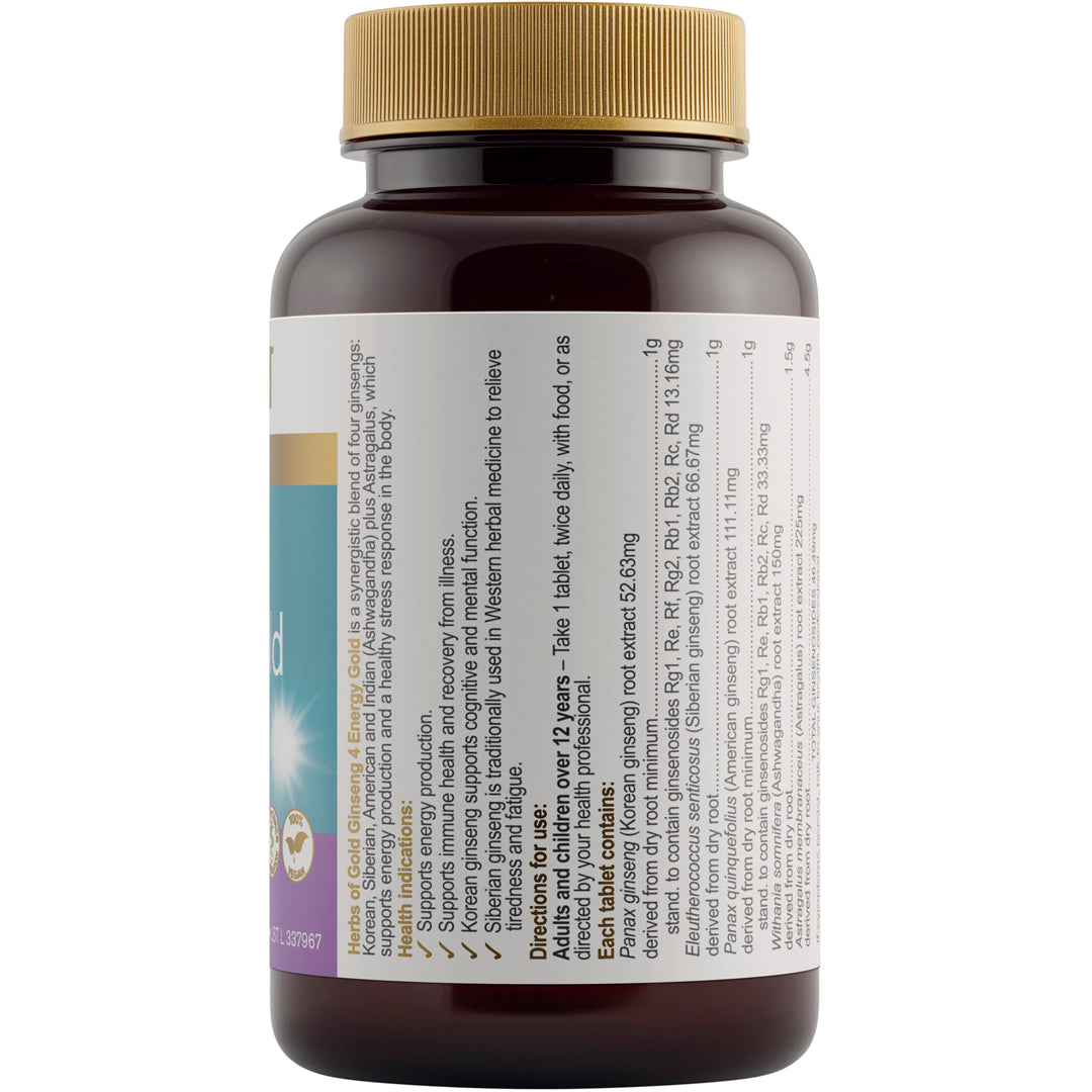 Herbs of Gold Ginseng 4 Energy Gold