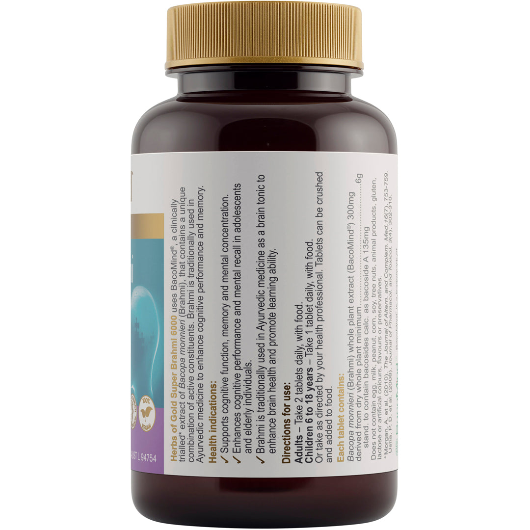 Herbs of Gold Super Brahmi 6000