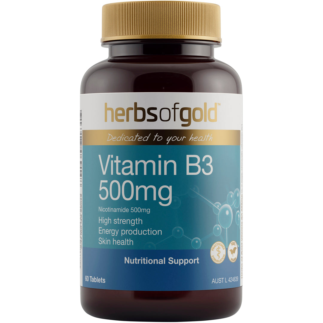 Herbs of Gold Vitamin B3 500mg