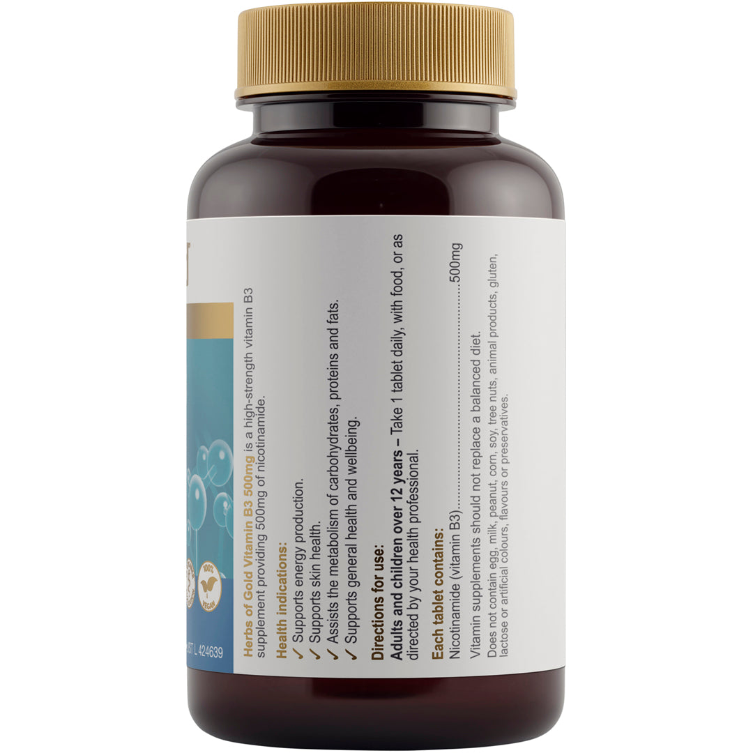 Herbs of Gold Vitamin B3 500mg