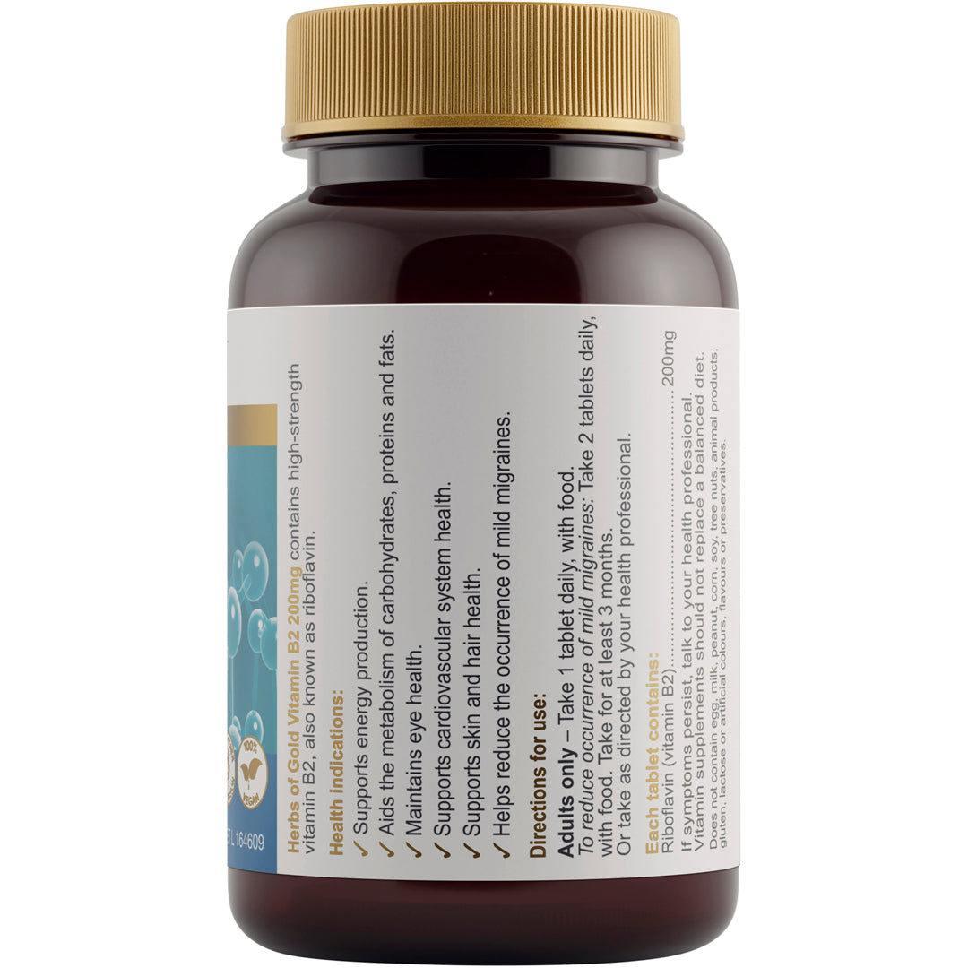 Herbs of Gold Vitamin B2 200mg