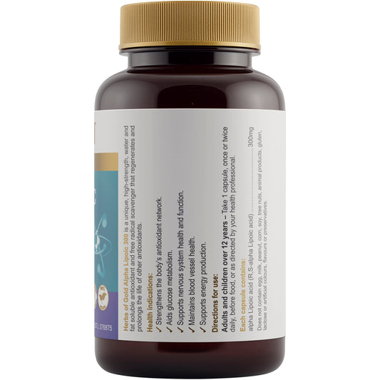 Herbs of Gold Alpha Lipoic 300