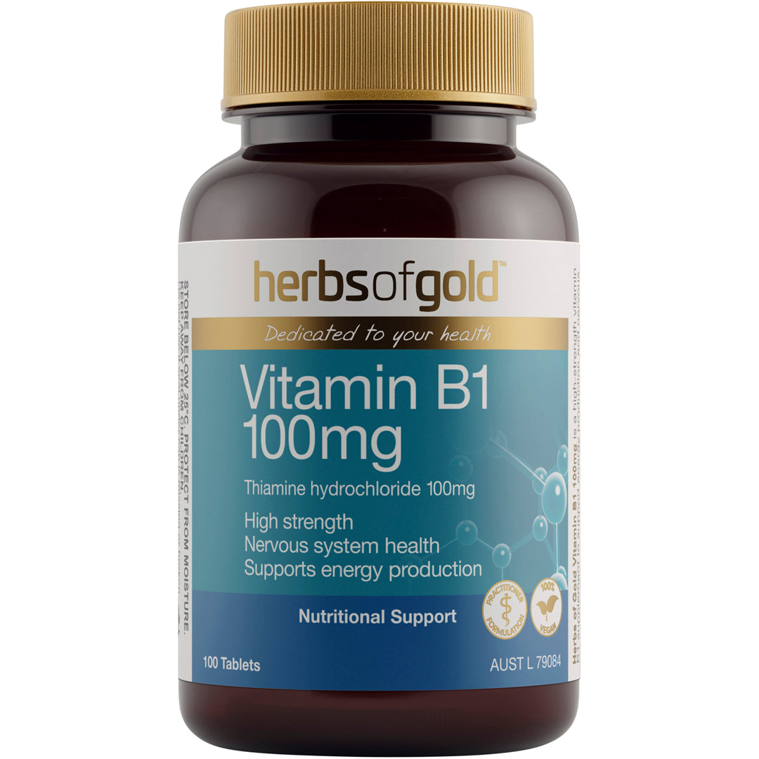 Herbs of Gold Vitamin B1 100mg
