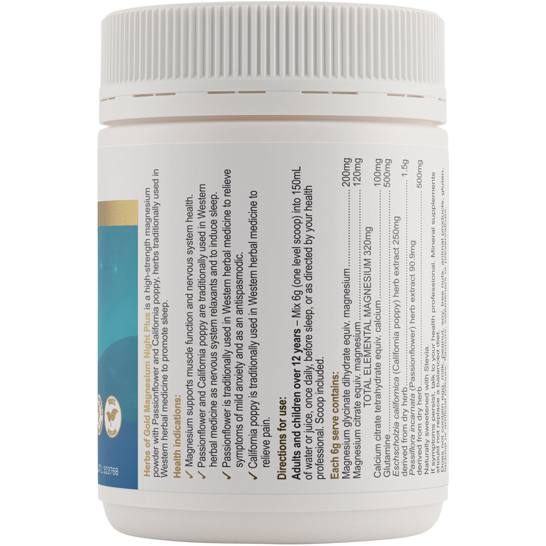 Herbs of Gold Magnesium Night Plus