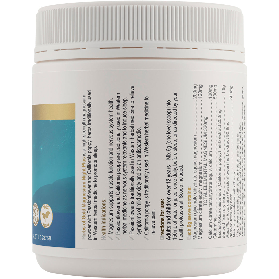Herbs of Gold Magnesium Night Plus