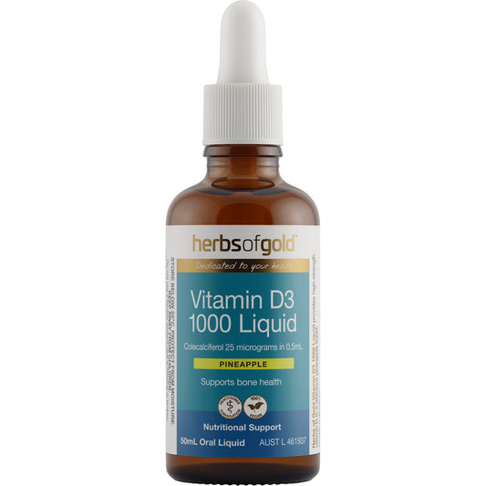 Herbs of Gold Vitamin D3 1000 Liquid
